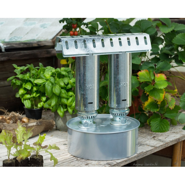 Chauffage à la paraffine pour serre de jardin-balcon 5m², 1200 Watts, à poser, pas cher