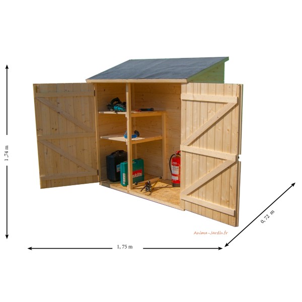 Abri de jardin / Armoire de jardin / Armoire à outils Rangé - 28