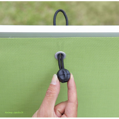 Lien, attache, élastique SNUGGER  pour installation des brise-vue à œillets, NORTENE