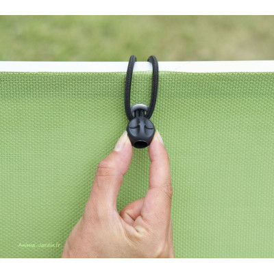 Lien, attache, élastique SNUGGER  pour installation des brise-vue à œillets, NORTENE