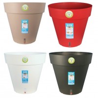 Bac à réserve d’eau rond 59cm, LOFT, Riviera, bac plantes, pas cher