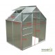 Serre de Jardin en polycarbonate, aluminium, 2,39m², Habrita, pas cher