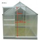 Serre de Jardin en polycarbonate, aluminium, 2,39m², Habrita, pas cher
