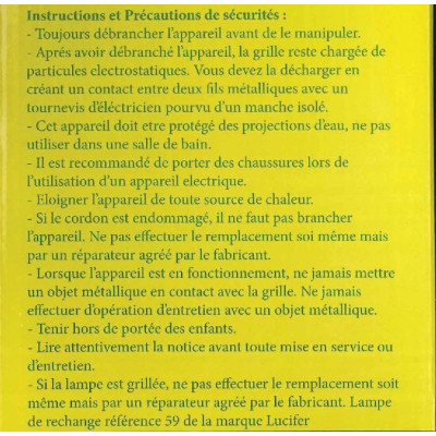 Lampe anti-moustiques et mouches, Masy, 6 watts, lampe ultra-violet, tue insectes