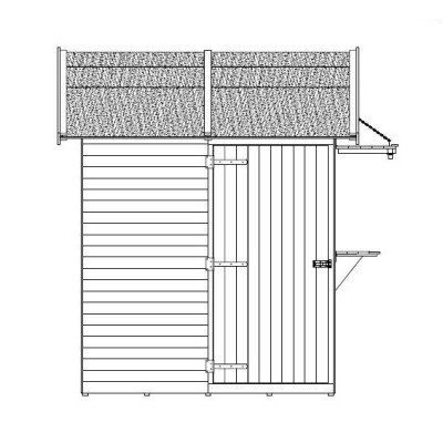 Abri de jardin en bois , Marché de Noël, comptoir, autoclave, solid, pas cher