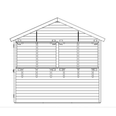 Abri de jardin en bois , Marché de Noël, comptoir, autoclave, solid, pas cher