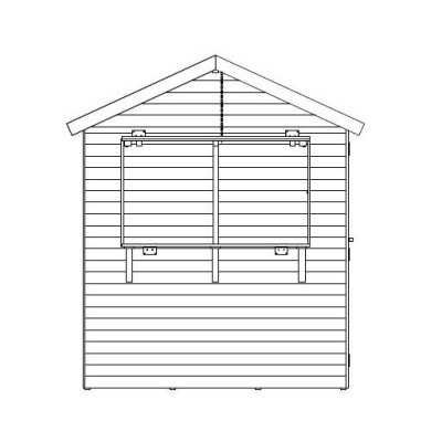 Abri de jardin en bois , Marché de Noël, petit modèle, autoclave, solid, pas cher