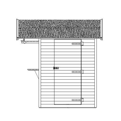 Abri de jardin en bois , Marché de Noël, petit modèle, autoclave, solid, pas cher