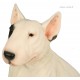 Bull Terrier,  40 cm en résine, déco de jardin, Riviera, achat, chien, animal