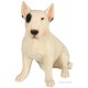 Bull Terrier,  40 cm en résine, déco de jardin, Riviera, achat, chien, animal