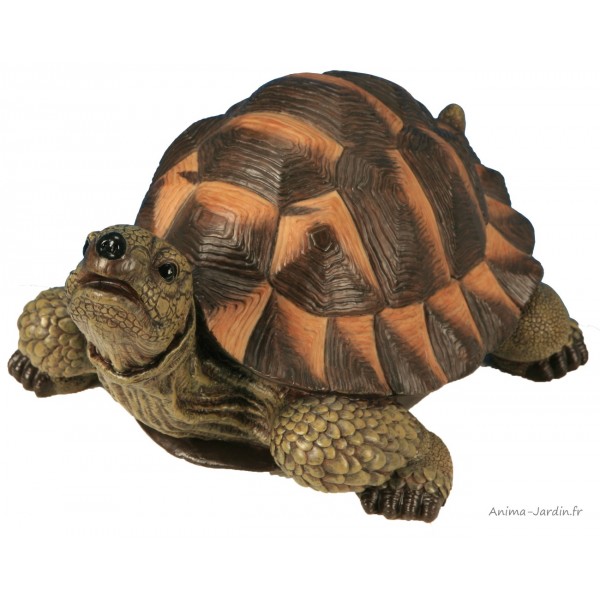 Tortue Effet Pierre Décoration de Jardin - 28 cm