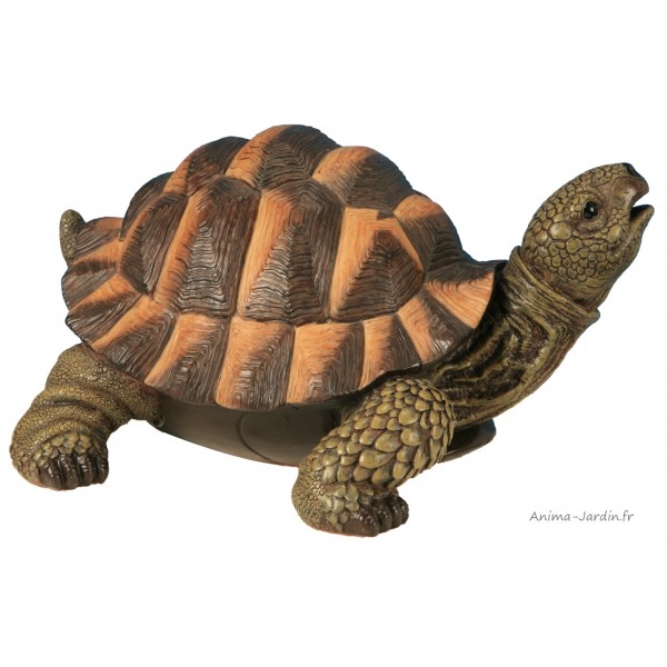 Tortue Effet Pierre Décoration de Jardin - 28 cm