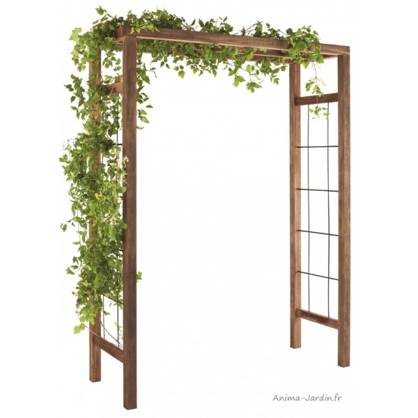 Pergola en bois, autoclave, arche, support plantes grimpantes, pas cher,  achat