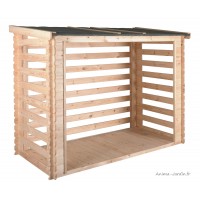 Abri bûches en bois avec plancher, 3,5 stères, rangement bûcher, achat