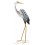 Héron en métal, 100 cm, déco de jardin, Riviera, achat, oiseau, animal