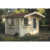 Abri de jardin en bois 40mm, Servoz, 1 porte, solid, pas cher, habitable, achat