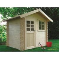 Abri de jardin en bois 28mm, Laval, 1 porte, Solid, pas cher, achat/vente