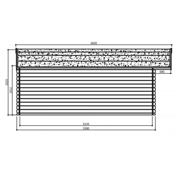 Grand abri de jardin en bois 28mm, Vernier, 26m², porte double, Solid, pas  cher, achat