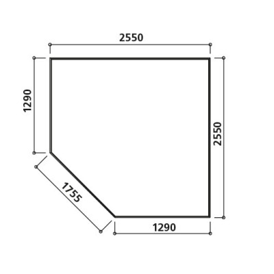 Abri de jardin en bois 28mm, Nancy, 5m², 1 porte, Solid, pas cher, achat, vente
