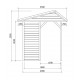 Pavillon de jardin en bois autoclave 19mm, Ronsburg, 5m², Solid, pas cher, achat, vente