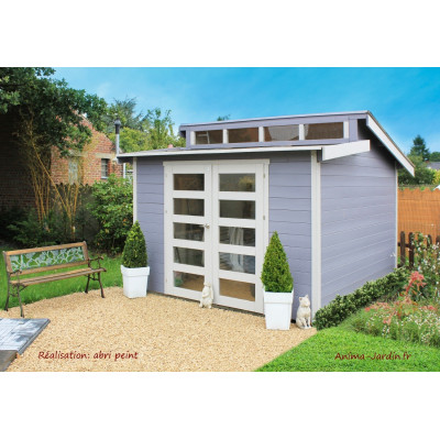 Abri de jardin en bois 28mm, Milano, 9m², 2 portes, Solid, pas cher, achat, vente