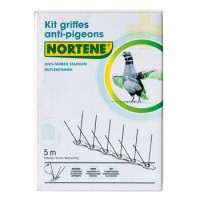 Griffes anti-pigeons métalliques, inox, Nortene