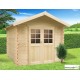 Abri de jardin en bois 19mm, cabane, Gera, 5m², 2 portes, Solid, pas cher, achat, vente