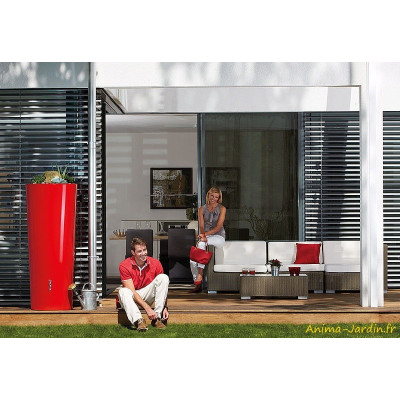 Récupérateur d'eau de pluie 350L, Color, 2 en 1, moderne, avec bac fleurs, GRAF, achat, pas cher