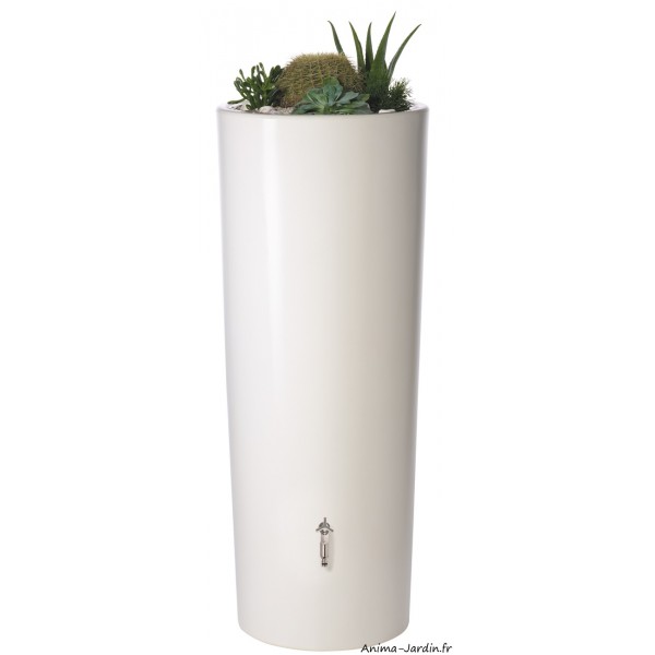 Récupérateur d'eau de pluie 350L, Color, 2 en 1, moderne, avec bac fleurs,  Graf, achat