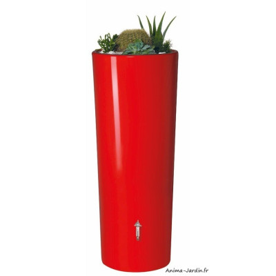 Récupérateur d'eau de pluie 350L, Color, 2 en 1, moderne, avec bac fleurs, GRAF, achat, pas cher