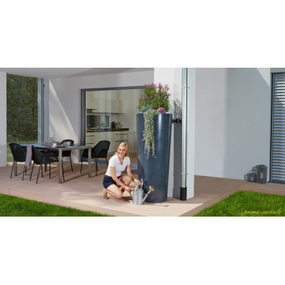 Récupérateur d'eau de pluie 350L, Stone, 2 en 1, avec bac fleurs, GRAF, achat, pas cher