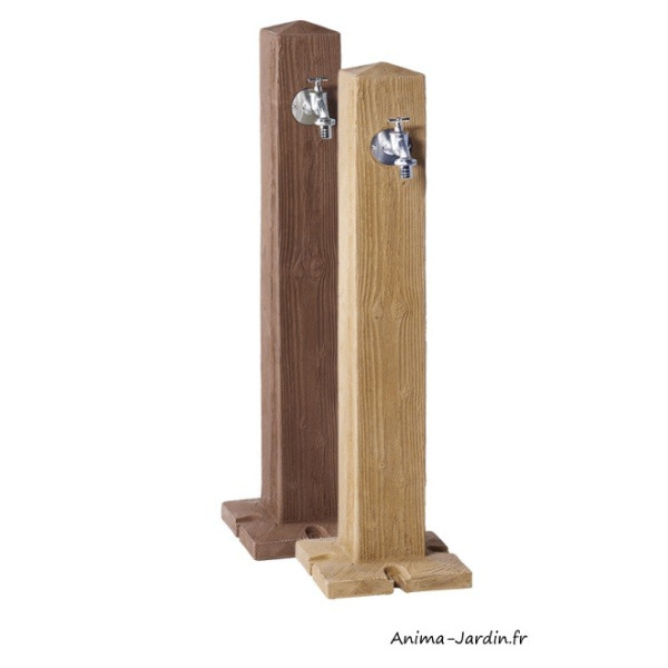 Fontaine de jardin, imitation bois, Wood, point d'eau, Graf, achat, pas cher