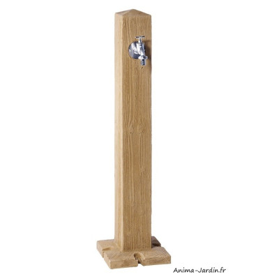 Fontaine de jardin, imitation bois, Wood, point d'eau, Graf, achat, pas cher
