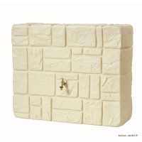 Récupérateur d'eau de pluie, imitation pierre, Kit brick murale, 300L, Graf, achat, pas cher