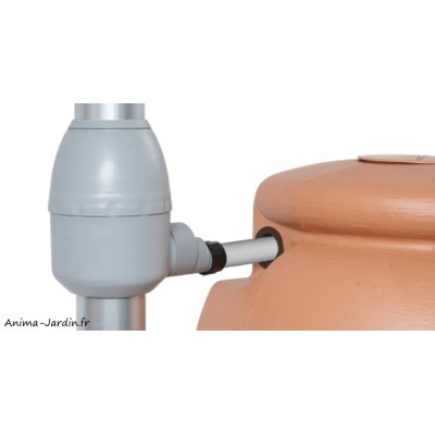 Récupérateur d'eau de pluie, Kit amphore Terracotta, style méditerranéen, Graf, achat, pas cher