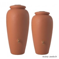 Récupérateur d'eau de pluie, Kit amphore Terracotta, style méditerranéen, Graf, achat, pas cher