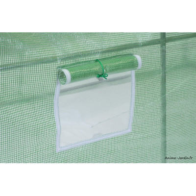 Serre tunnel maraîcher, 7 m², housse renforcée, serre de jardin, protection froid, potager, pas cher, Nature, achat