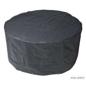 Housse de protection pour mobilier de jardin, table ronde, imperméable, Nature Jardin, achat pas cher