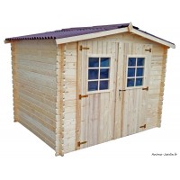 Abri de jardin en bois, 28mm, 4,68m², 2 portes, Foresta, achat, vente, pas cher