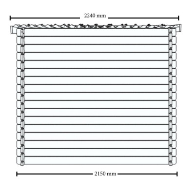 Abri de jardin en bois, 28mm, 4,68m², 2 portes, Foresta, achat, vente, pas cher