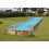 Grande piscine, Linéa, 15,50m x 3,50 m x H155cm, rectangulaire, entourage bois, UBBINK, qualité, achat, vente, pas cher