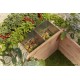 Grand carré potager en bois, Keyhole Garden, 170 x 170 cm, autonome, Mon Petit Potager, achat