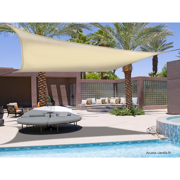 Voile d'ombrage, élastique, carré, Sunnet Kit Elastic, Nortene