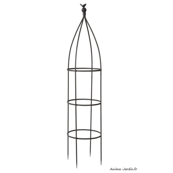 Obélisque, Birdy Obelisk, métal, plantes grimpantes, tuteur, Nortene, achat, pas cher