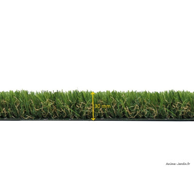 Gazon artificiel, 30 mm, rouleau 1 x 4m, Aberdeen, effet naturel, Nortene, achat, pas cher