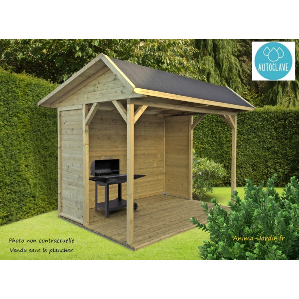 Pavillon de jardin en bois autoclave 19mm, Ronsburg, 5m², Solid, pas cher, achat, vente