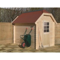 Abri de jardin en bois 28mm, Galway, 5m², 1 porte, Solid, pas cher, achat, vente