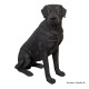Labrador assis en résine, animal, jardin, décoration de jardin, achat, pas cher