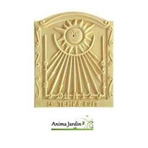 Le Cadran solaire de Jardin, horloge solaire en pierre reconstituée brut