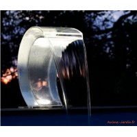 Cascade Mamba Acryl-LED, cascade transparente, piscine, étang, décoration, UBBINK, qualité, achat, vente, pas cher